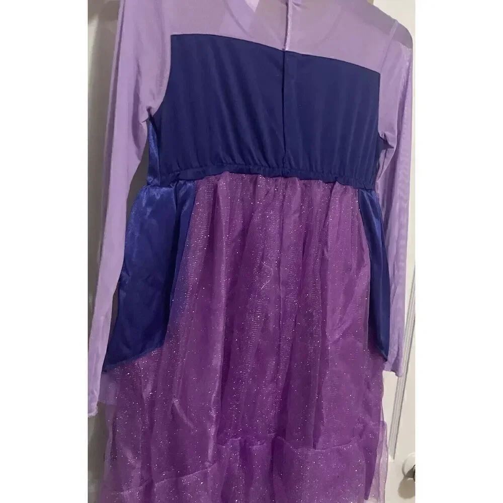 Disney Villains Ursula Large 10/12 Purple Blue Tutu Dress Halloween Costume